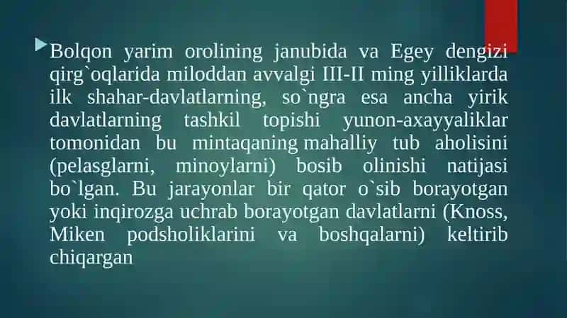 Qadimgi Yunoniston Silviziatsiyasi 3