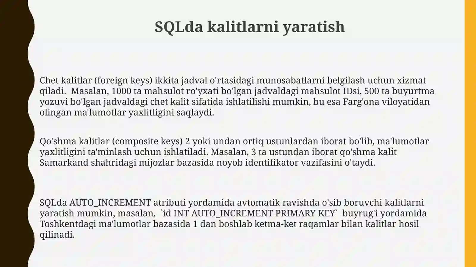 Kalitlar.Murakkabkalit.Tashqikalit 3