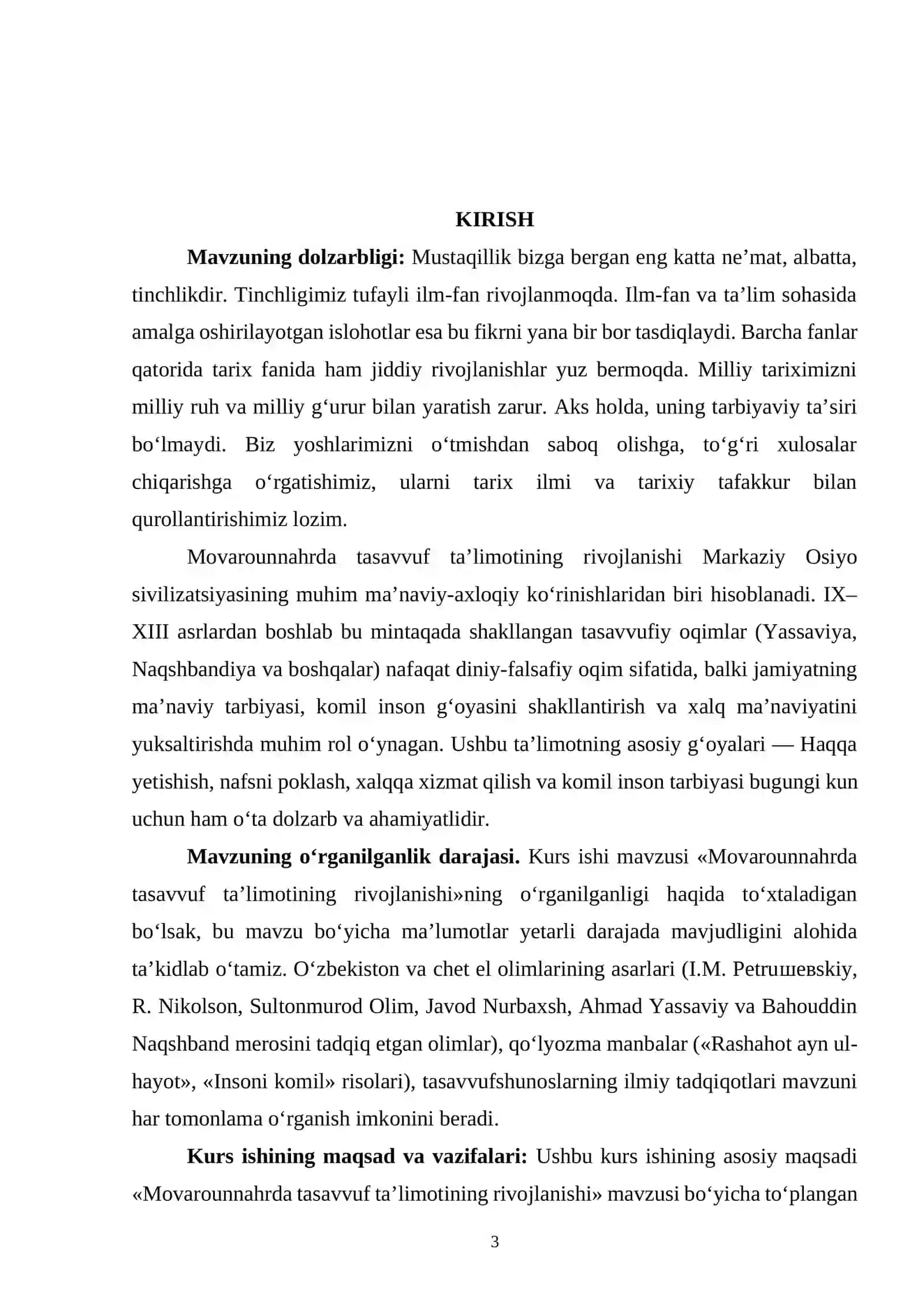 Movarounnahrda tasavvuf ta'limotining rivojlanishi 3