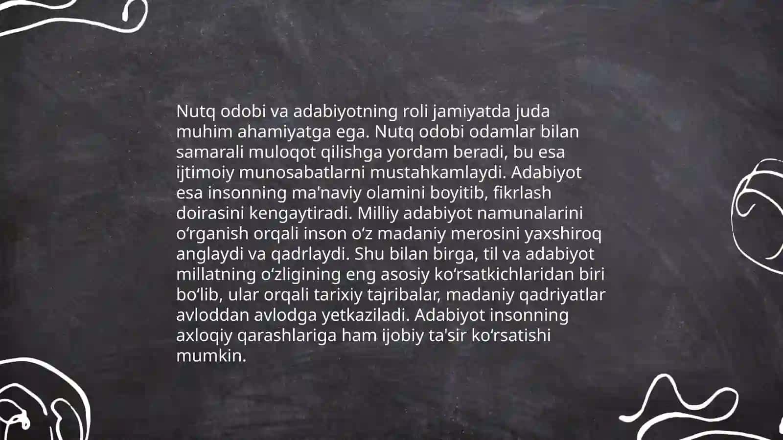 Nutq odobi va adabiyotning roli 3