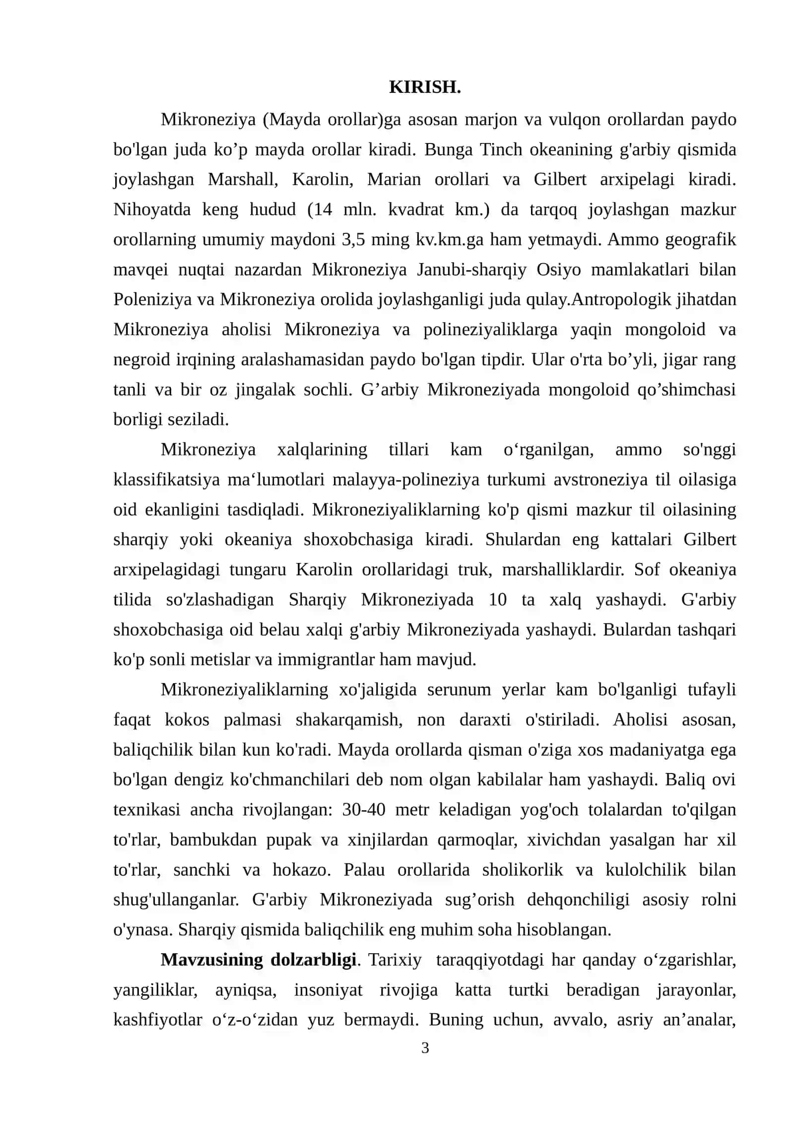 Mikroneziya xalqlar etnologiyasi 3