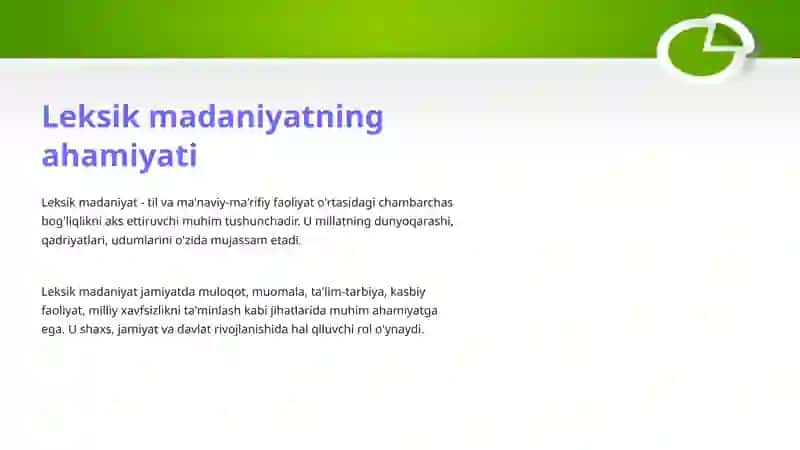 Leksik madaniyat 3