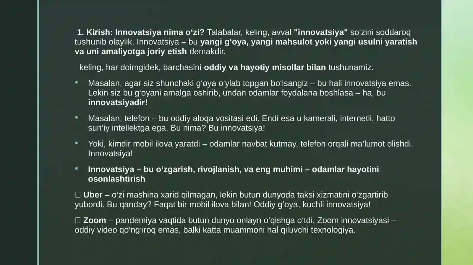INNOVATSION SIYOSAT VA INNOVATSION EKOSISTEMA 3