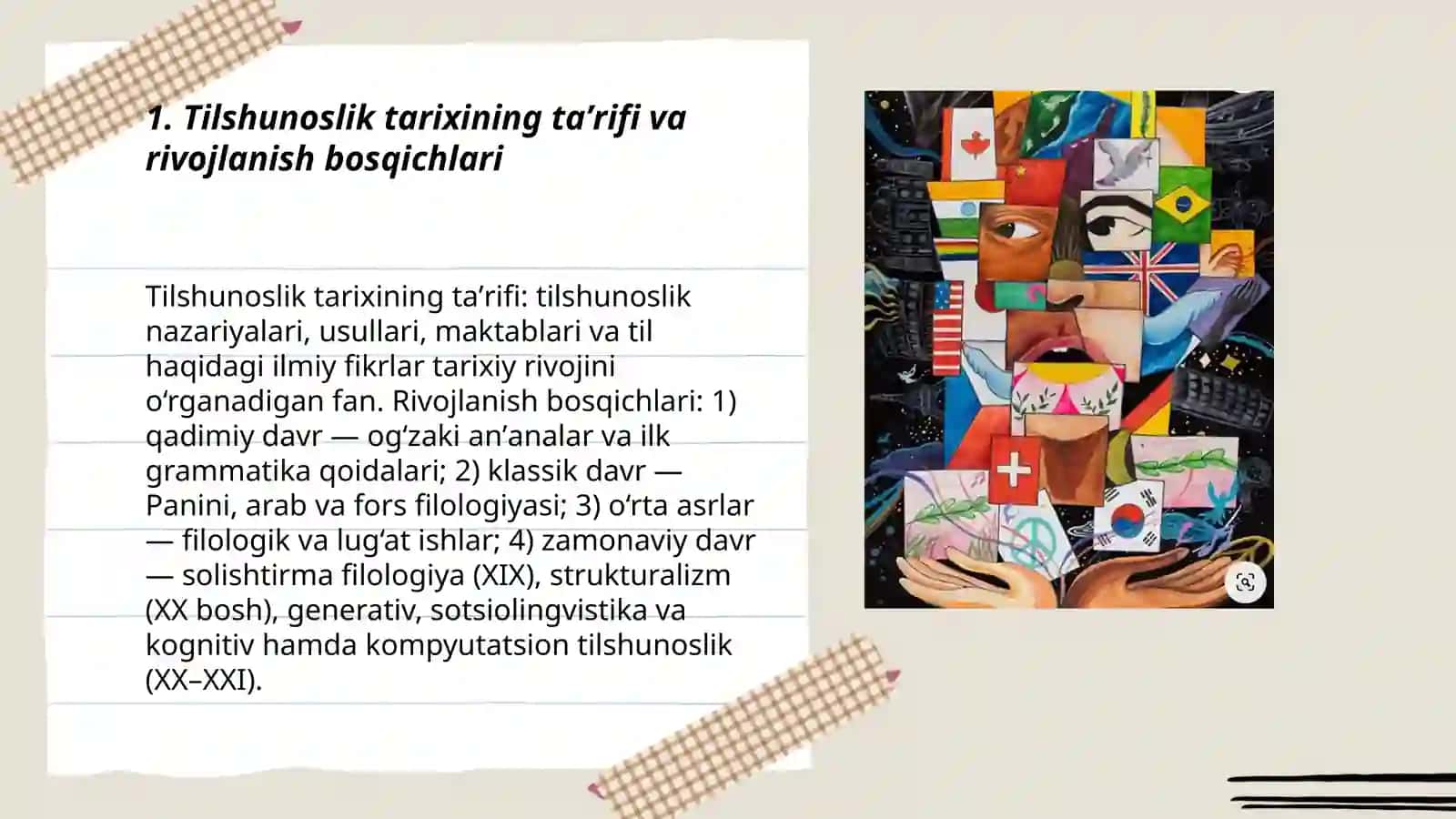 Tilshunoslik tarixining umumiy tavsifi 3