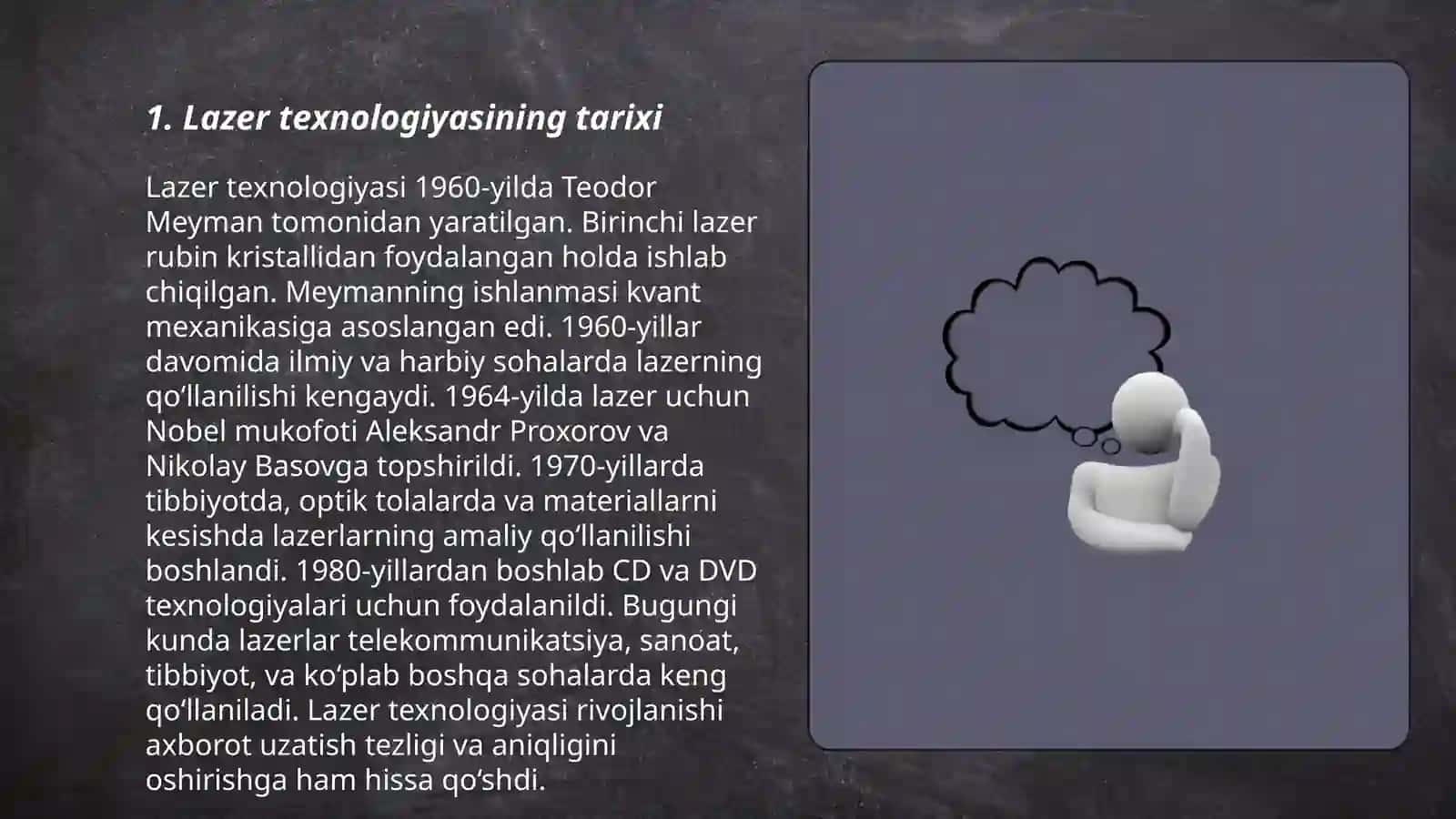 Erkin elektronlarda ishlovchi lazer 3