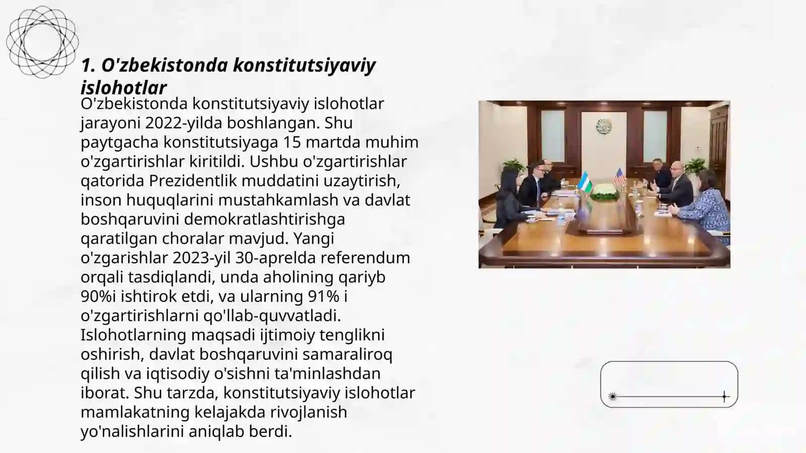 O'zbekistonda konstitutsiyaviy islohotlar 3