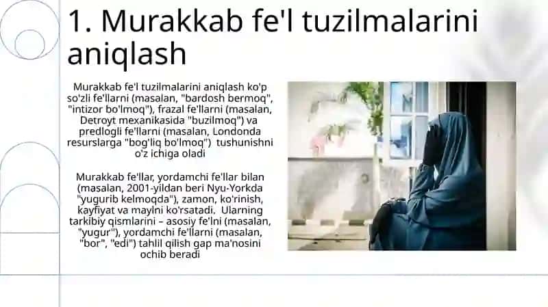 Murakkab fe'llar, noto'g'i tuslanuvchi fe'llar 3