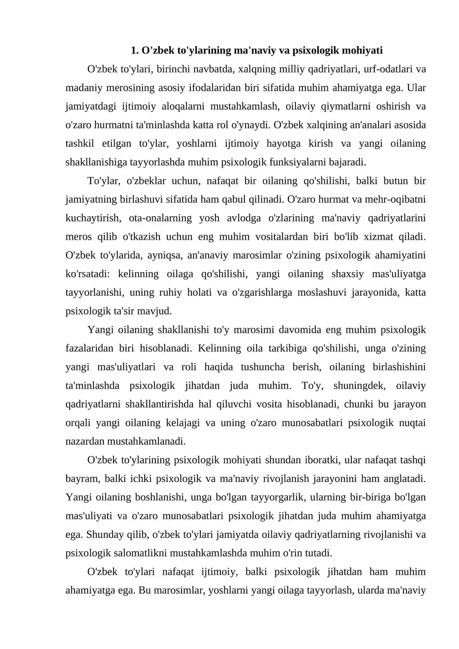 O'ZBEK TO'YLARI VA ULARNING MA'NAVIY PSIXOLOGIK ASOSLARI 3