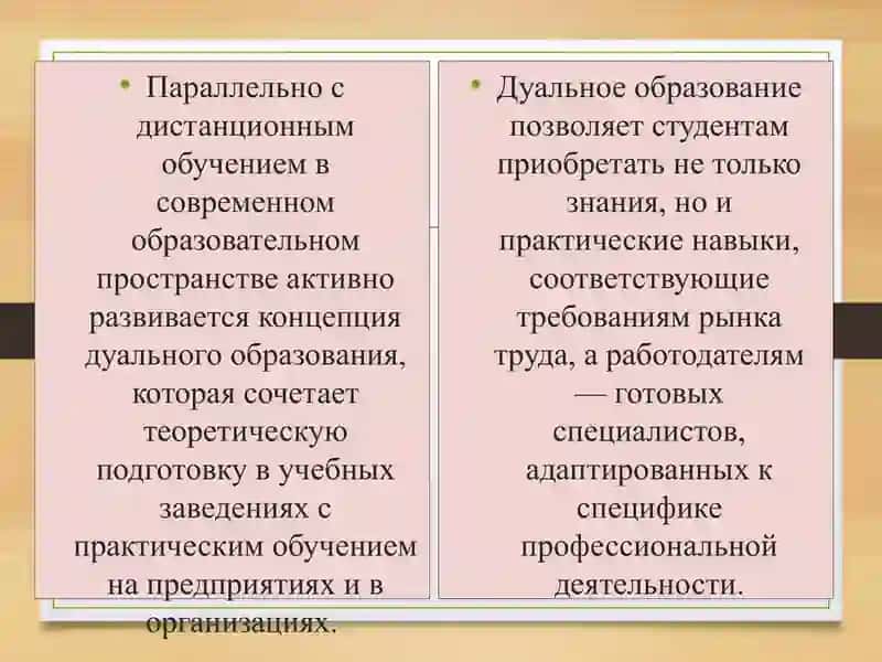 Организация и управление дистанционным образованием.  Дуальное образование 3