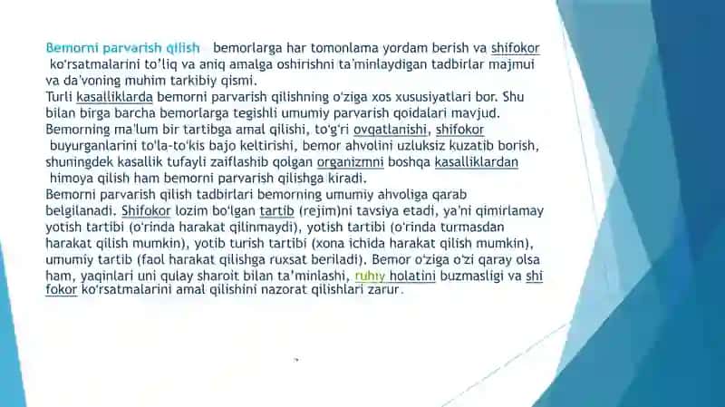 Og'ir bemor parvarishi va reanimatsion yordam asoslari 3