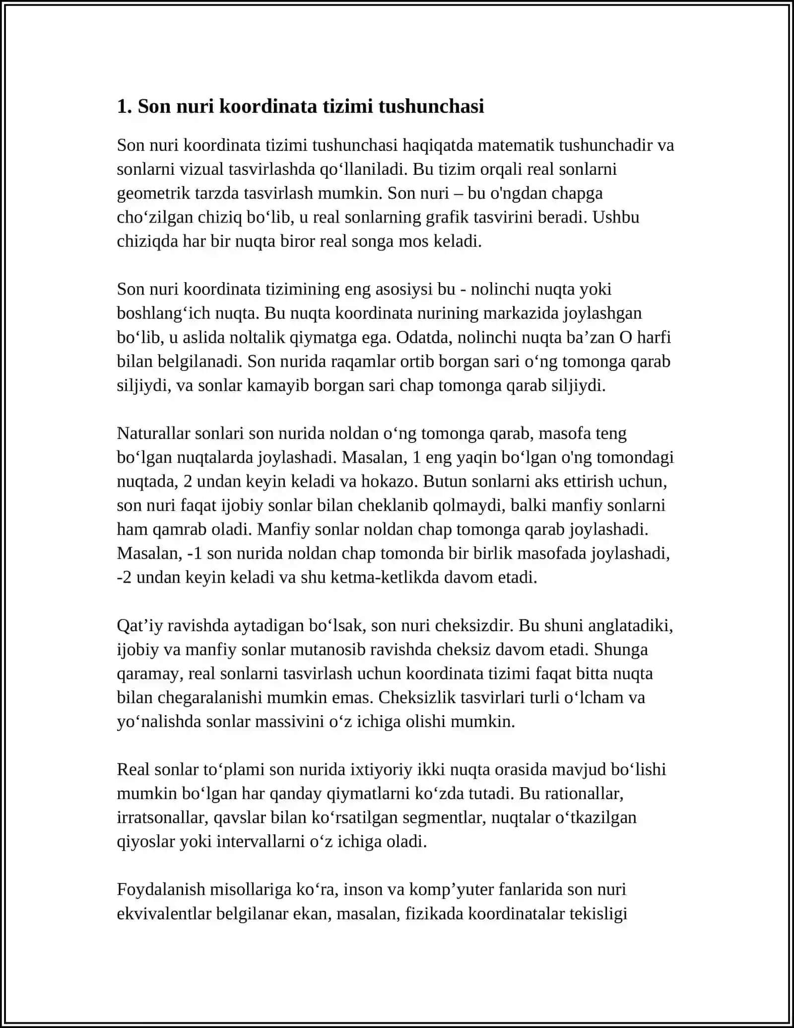 SON NURI KOORDINATA BURCHAGI MAVZULARINI OʼRGANISH XUSUSIYATLARI 3