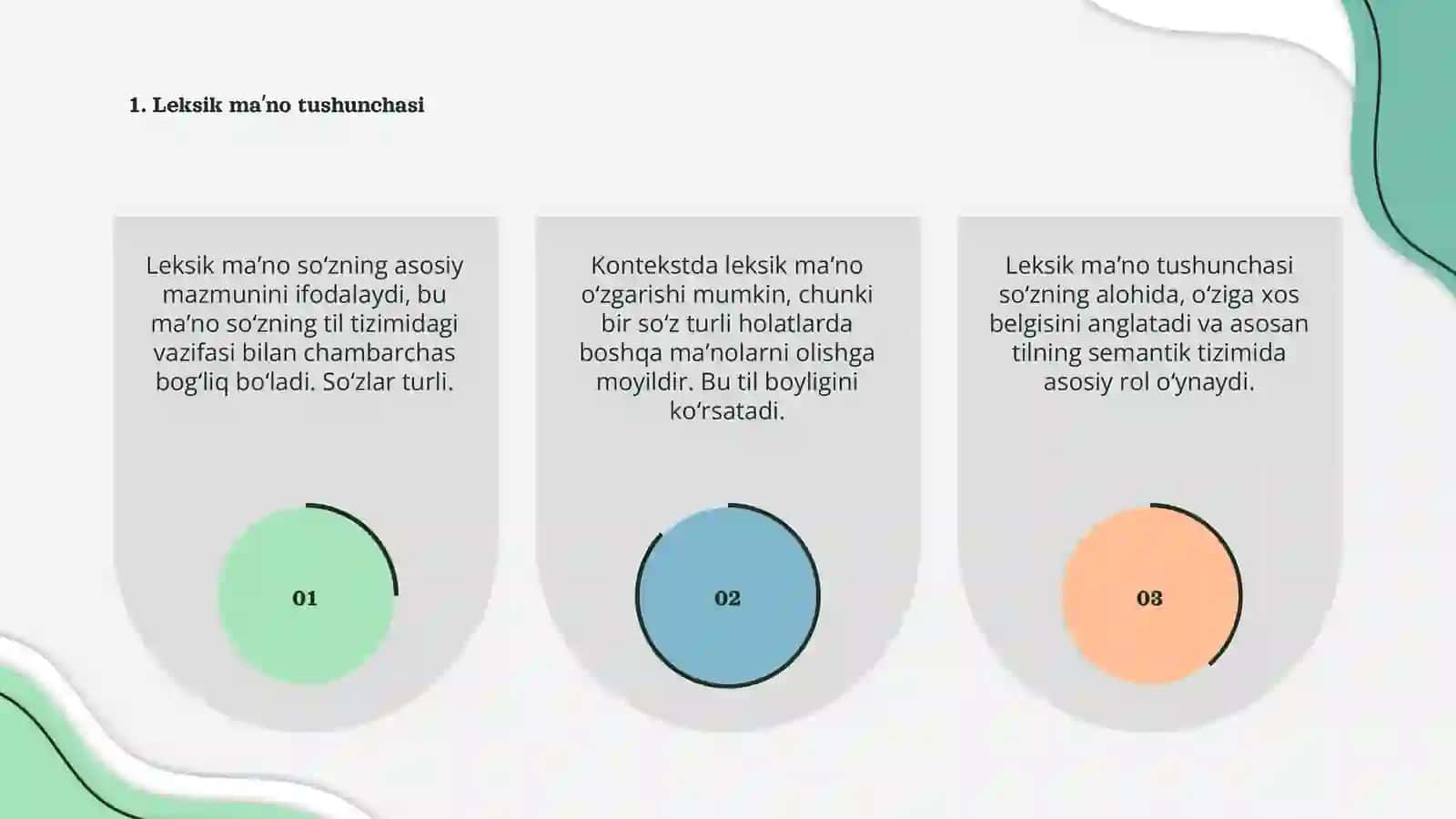 Leksik maʼno tiplari 3