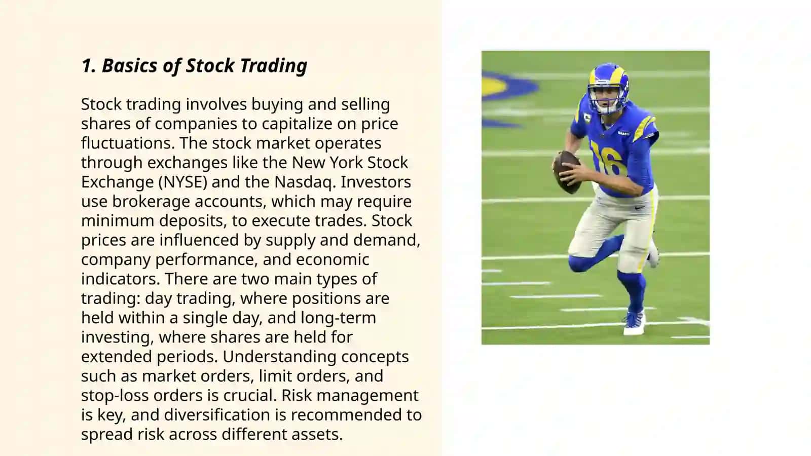 Basics of Stock Trading 3