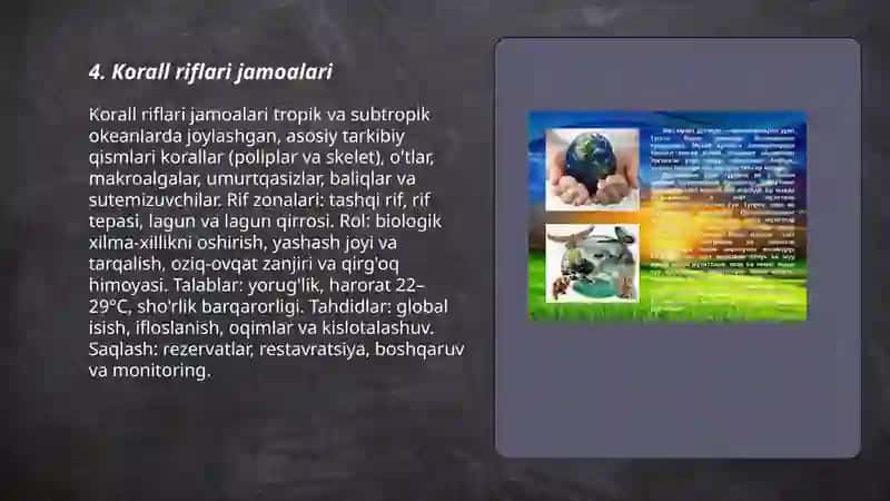 Korall riflari jamoalari 3