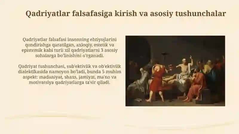 Qadriyatlar falsafasi 3