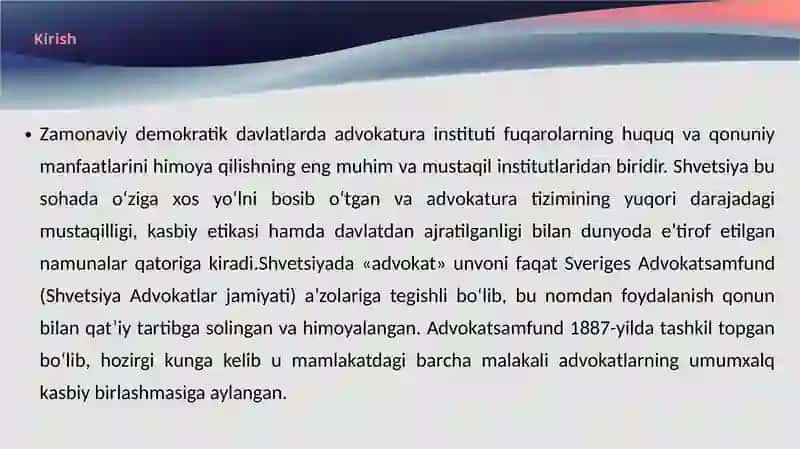 Shvetsiyada advokatura instituti 3