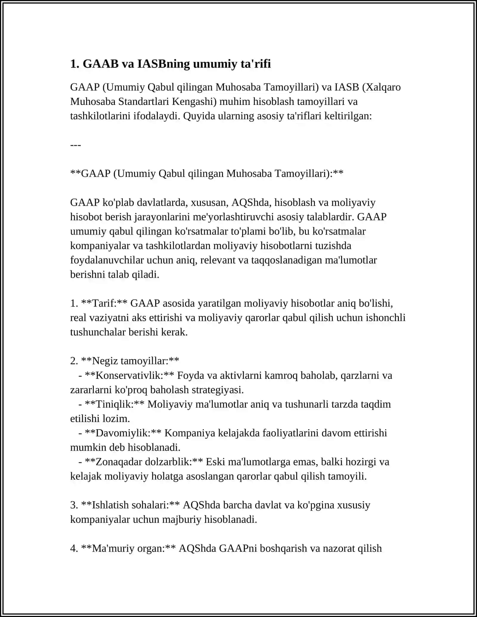 GAAB AND IASB 3