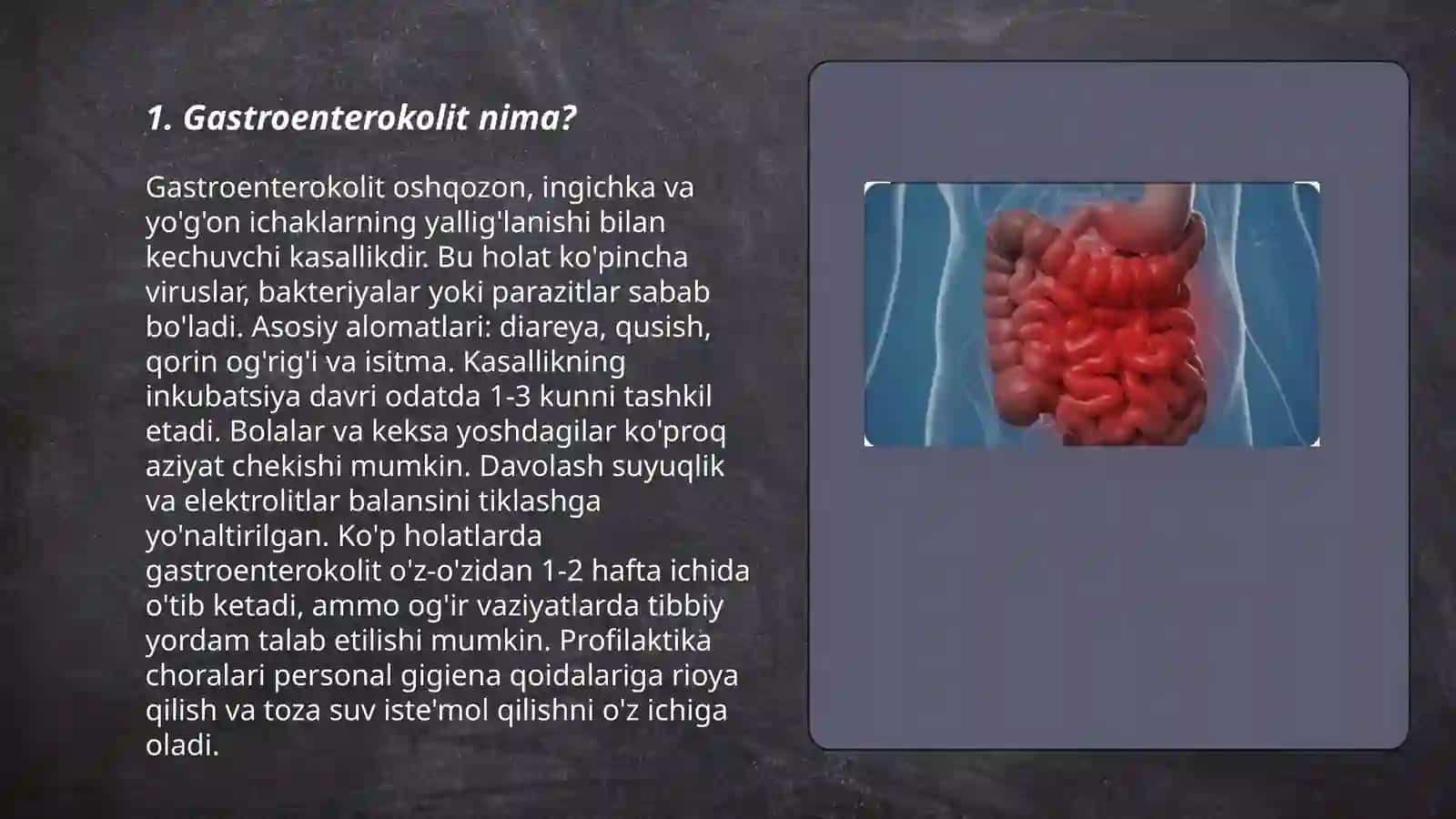 Gastroenterokolit kasalligi nima? 3