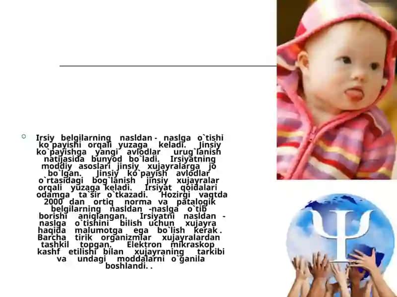 Irsiyat va irsiy kasalliklar 3