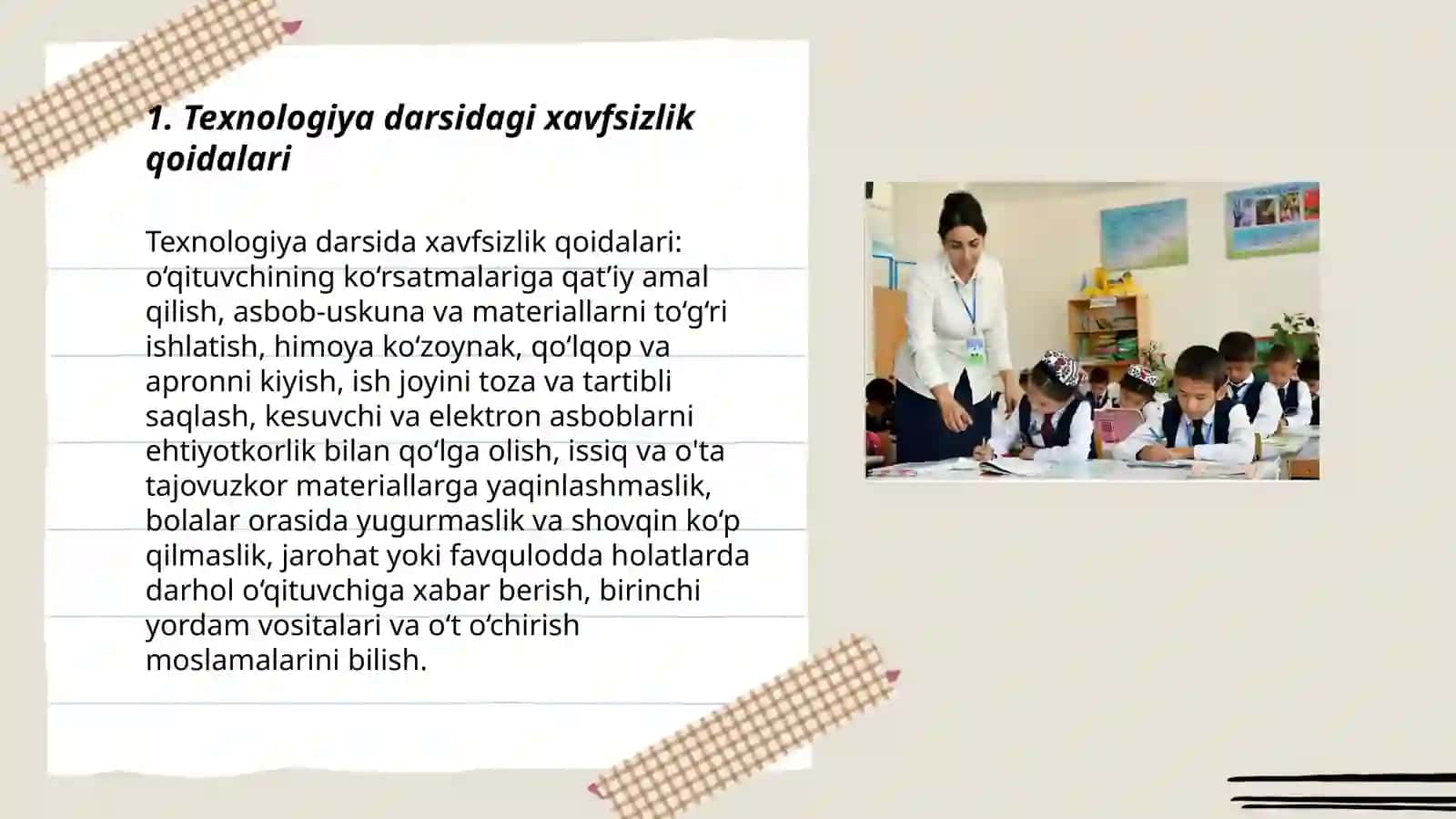 Texnologiya fanining mazmuni 3