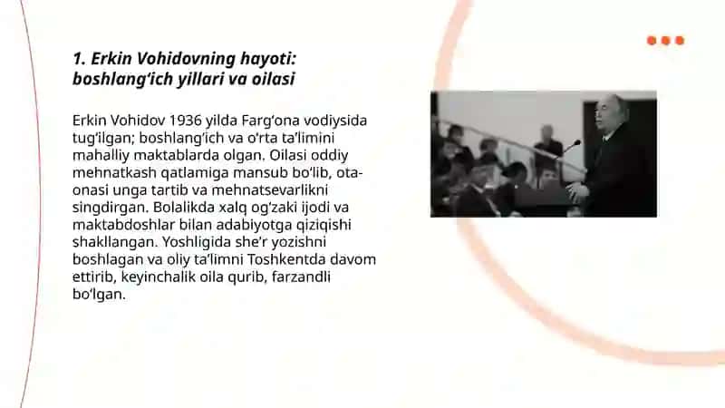 Erkin Vohidov hayoti va ijodi 3