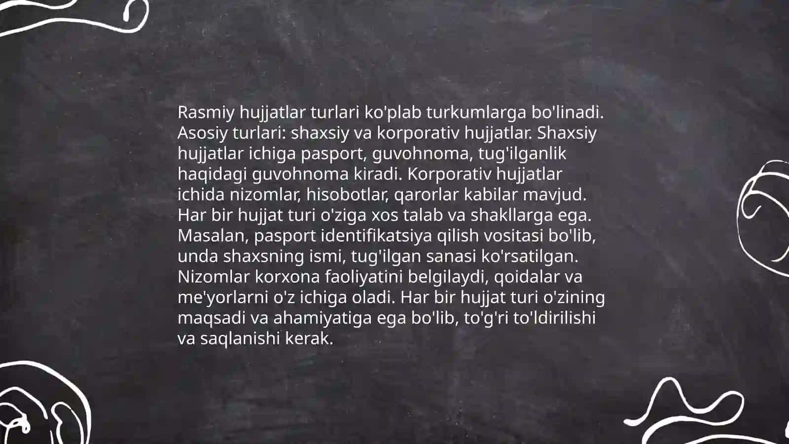 Xujjat turlari va xususiyatlari 3
