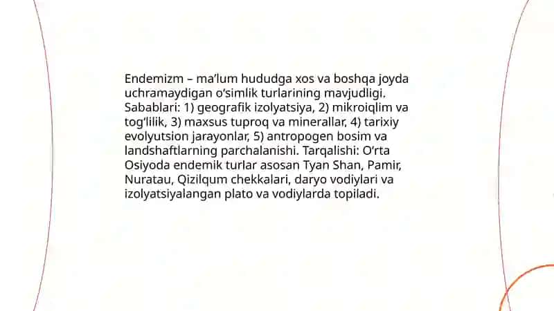 Oʻrta Osiyodagi endemik õsimlik turlari 3