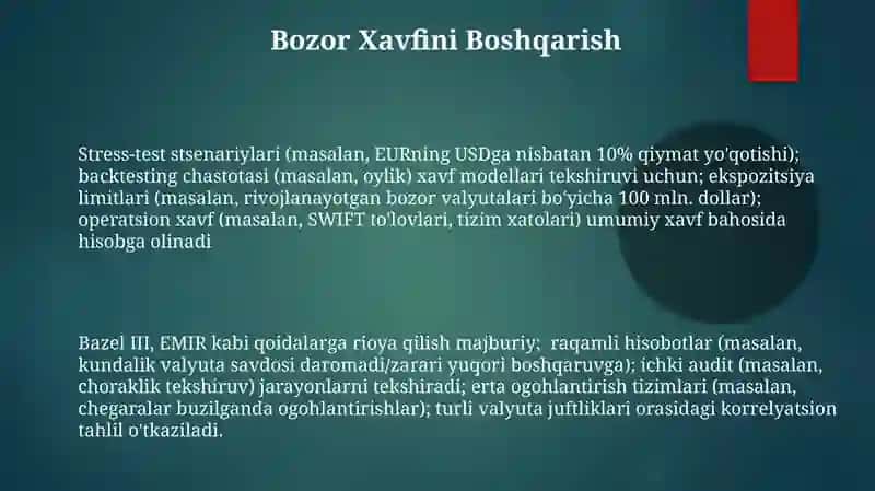Xorijiy valyuta bozorlaridagi operatsiyalar 3