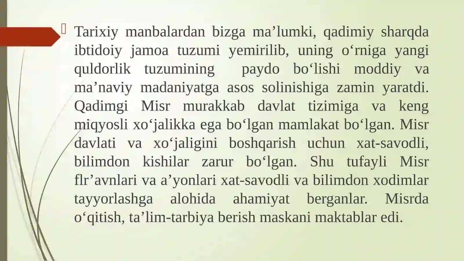 ENG QADIMGI DAVRLARDAN XIX ASRNING BIRINCHI YARMIGACHA JAHON PEDAGOGIKA FANINING RIVOJLANISH TARIXI. Y.A.KOMENSKIYNING PEDAGOGIK NAZARIYASI. 3