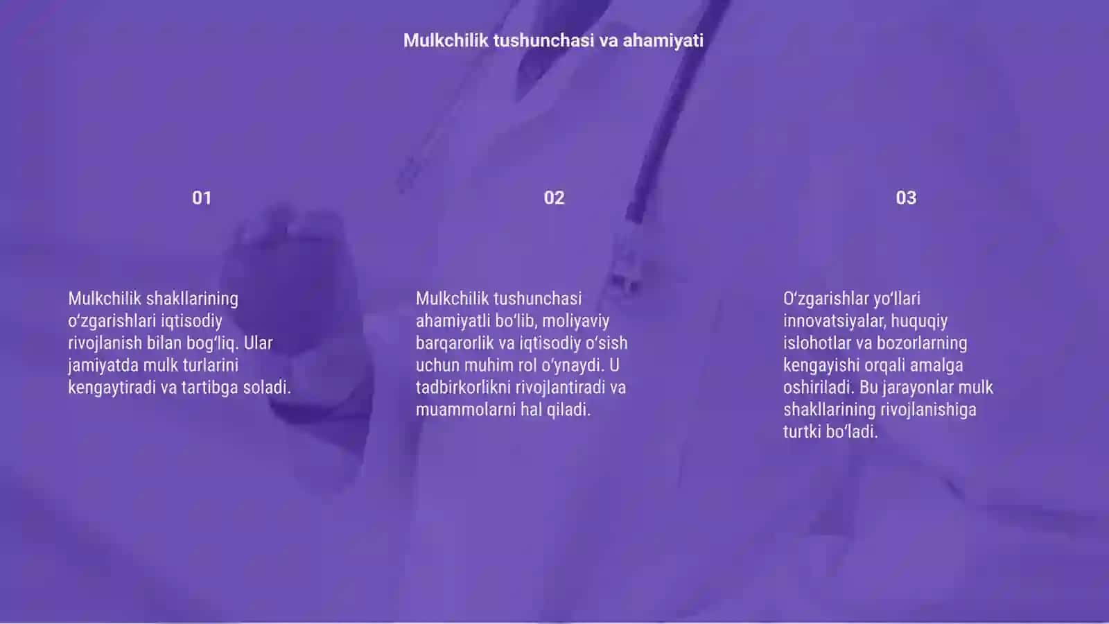 Mulkchilik shakllari oʻzgarishining yoʻllari va usullari 3