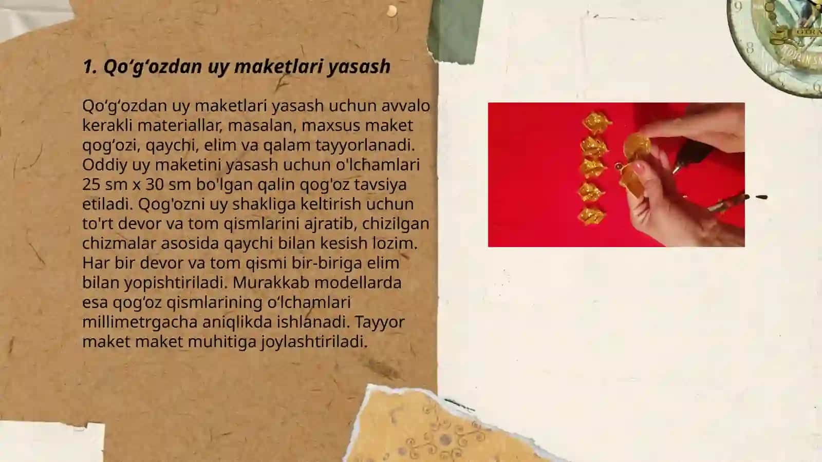 Qoʻgʻozdan maketlar yasash 3