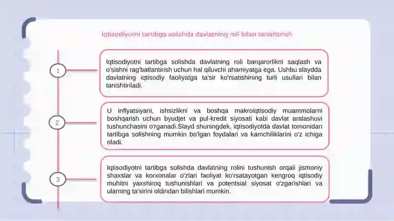 Iqtisodiyotni tartibga solishda davlatninig roli 3