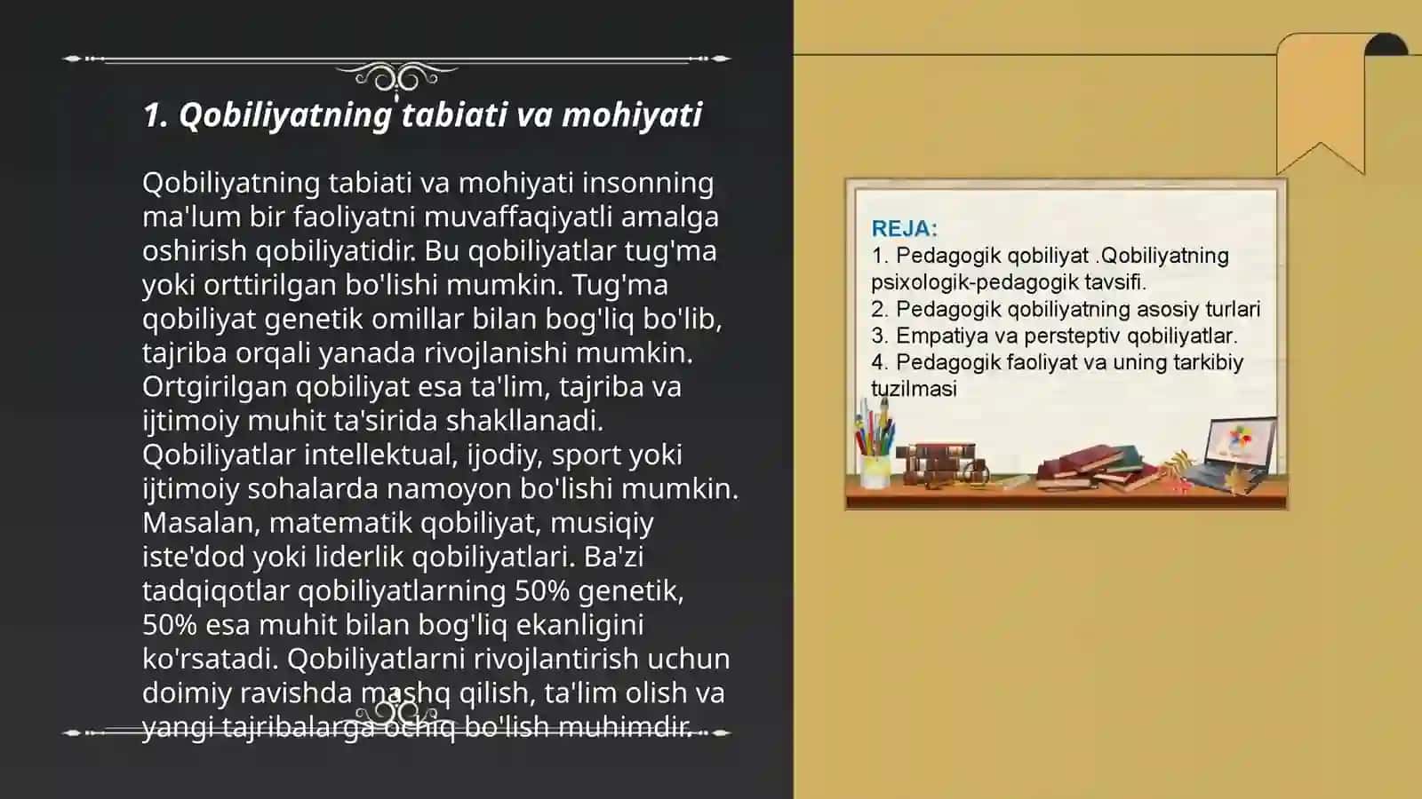 Qobilyat va uning rivojlanishi 3