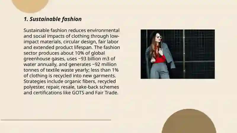 Sustainable fashion 3