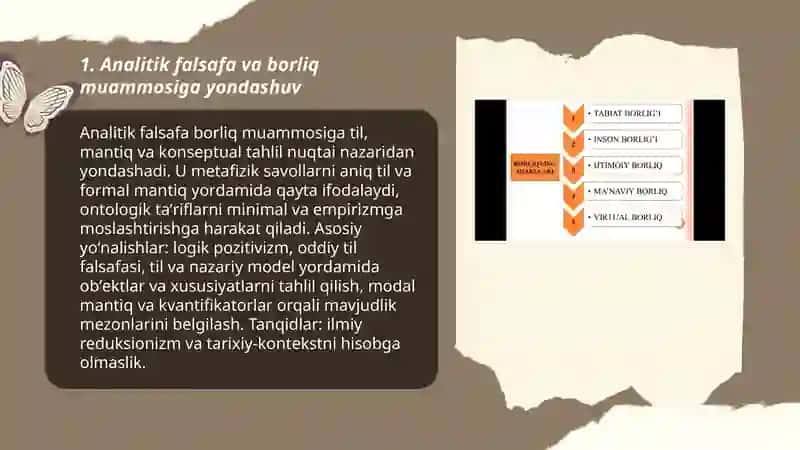 Analitik falsafa va borliq muammosiga yondashuv 3