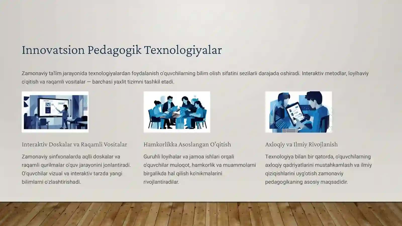 O'rganishning Zamonaviy Konsepsiyalari 3