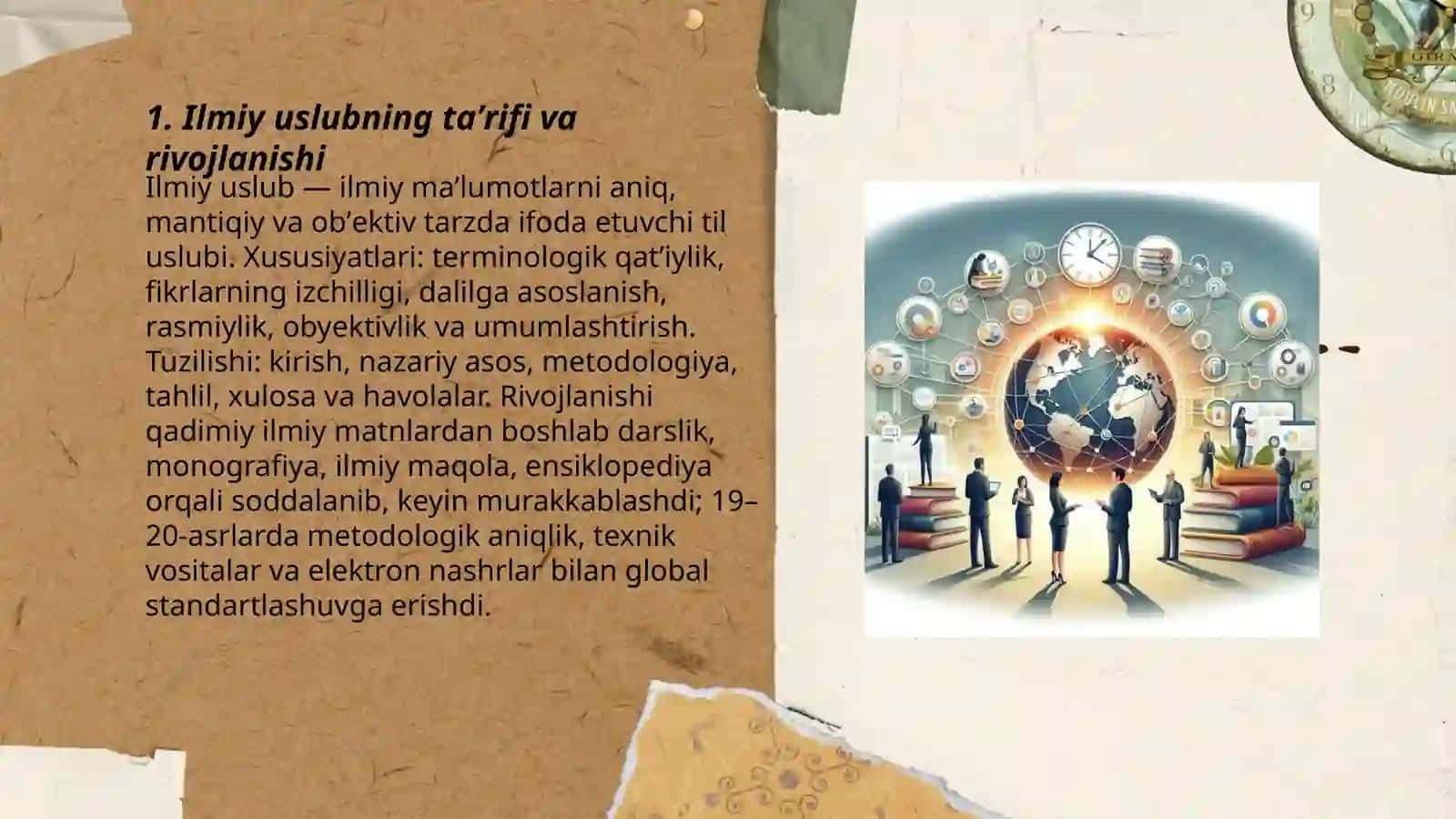 Ilmiy uslub, uning tuzilishi, tipologiyasi 3