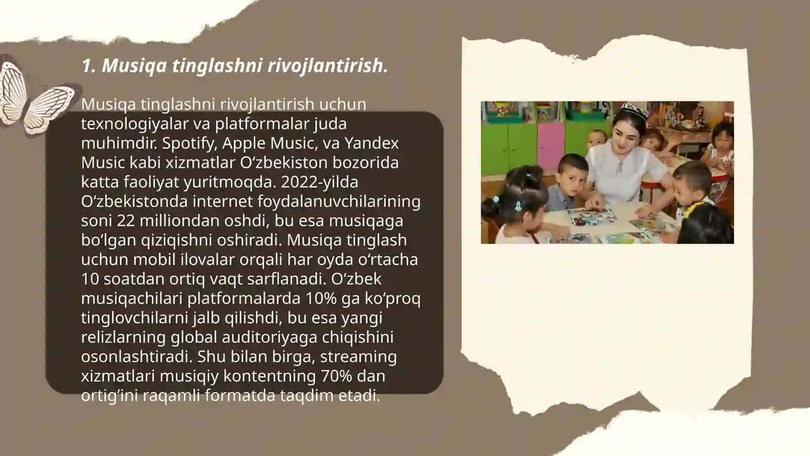 Musiqa tinglashni rivojlantirish 3