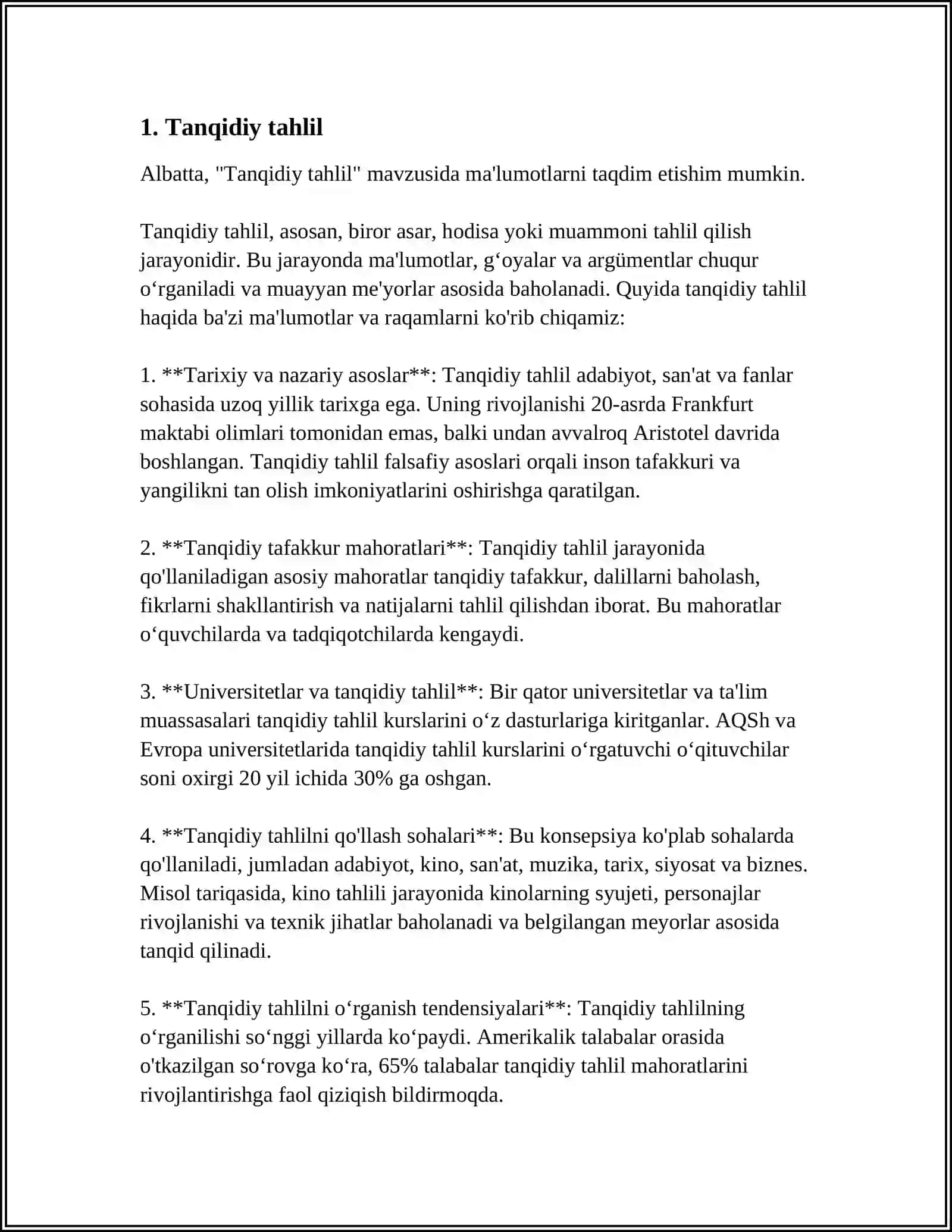 TAVSIFIY STATISTIKA 3