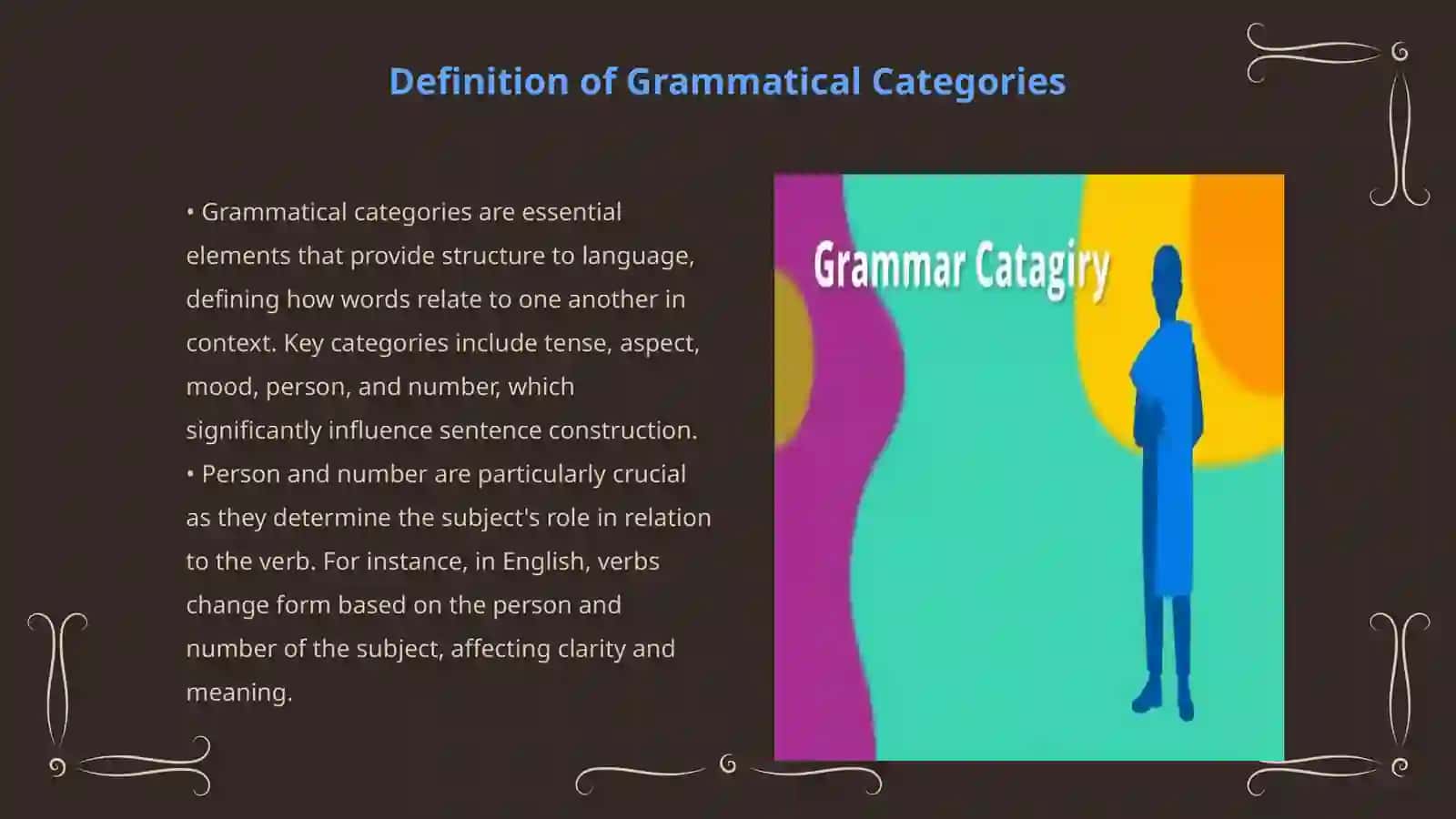 Grammatik kategoriyalar: Shakl va raqam 3