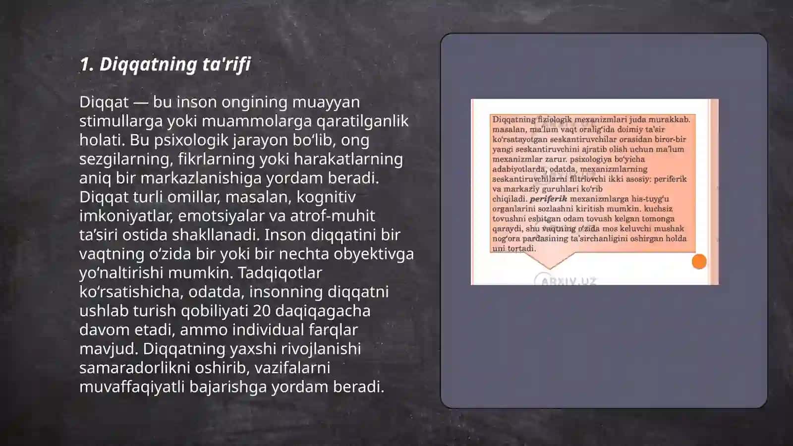 Diqqatning turlari 3