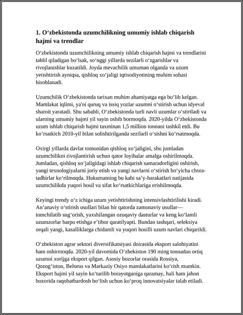 UZUMCHILIKNI HOZIRGI AHVOLI 3