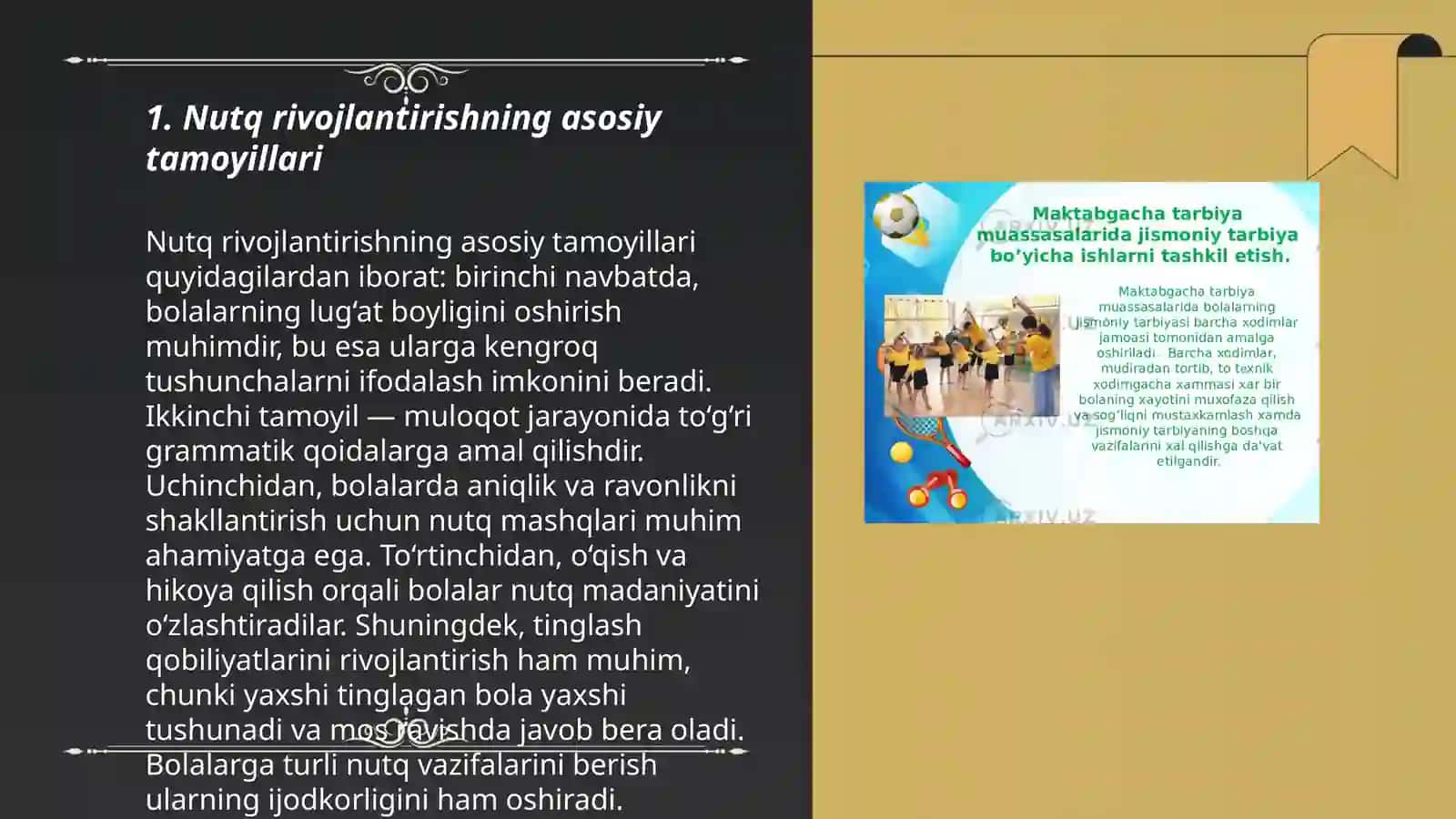 Bolalarda nutq oʻstirish metodikasi 3