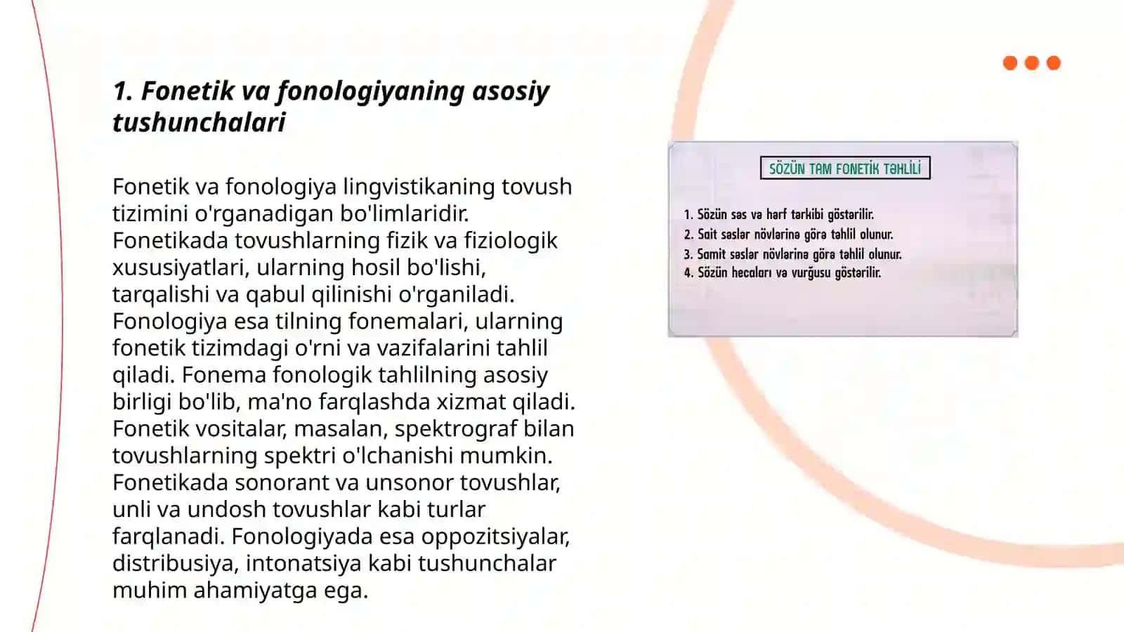 Fonetik fonologik sath 3