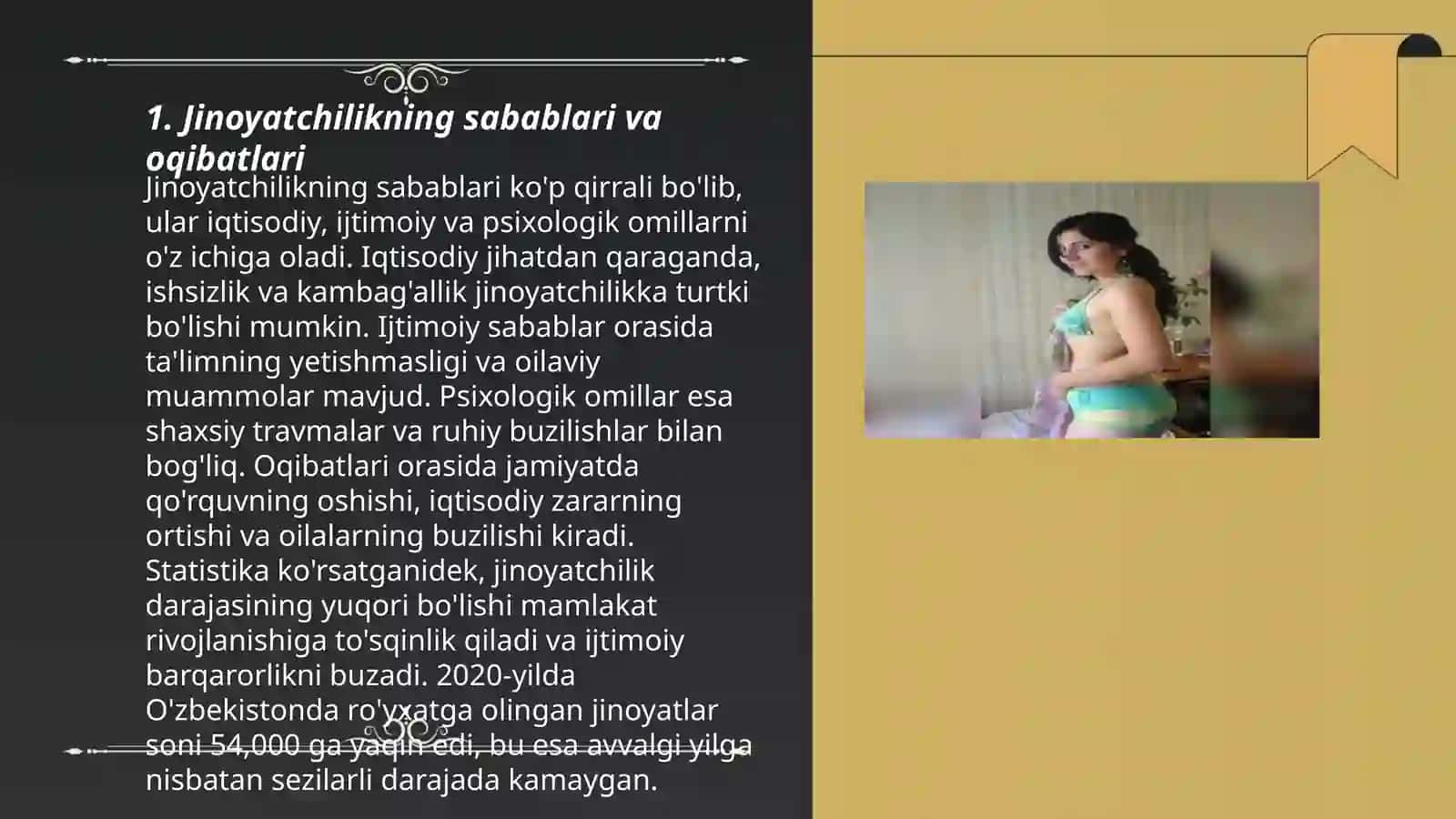 Jinoyatchilikning sabablari va oqibatlari 3