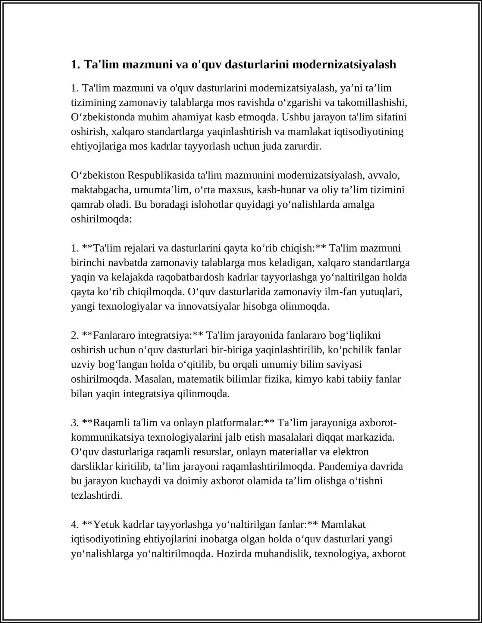 TALIM TIZIMDAGI OZGARISH 3