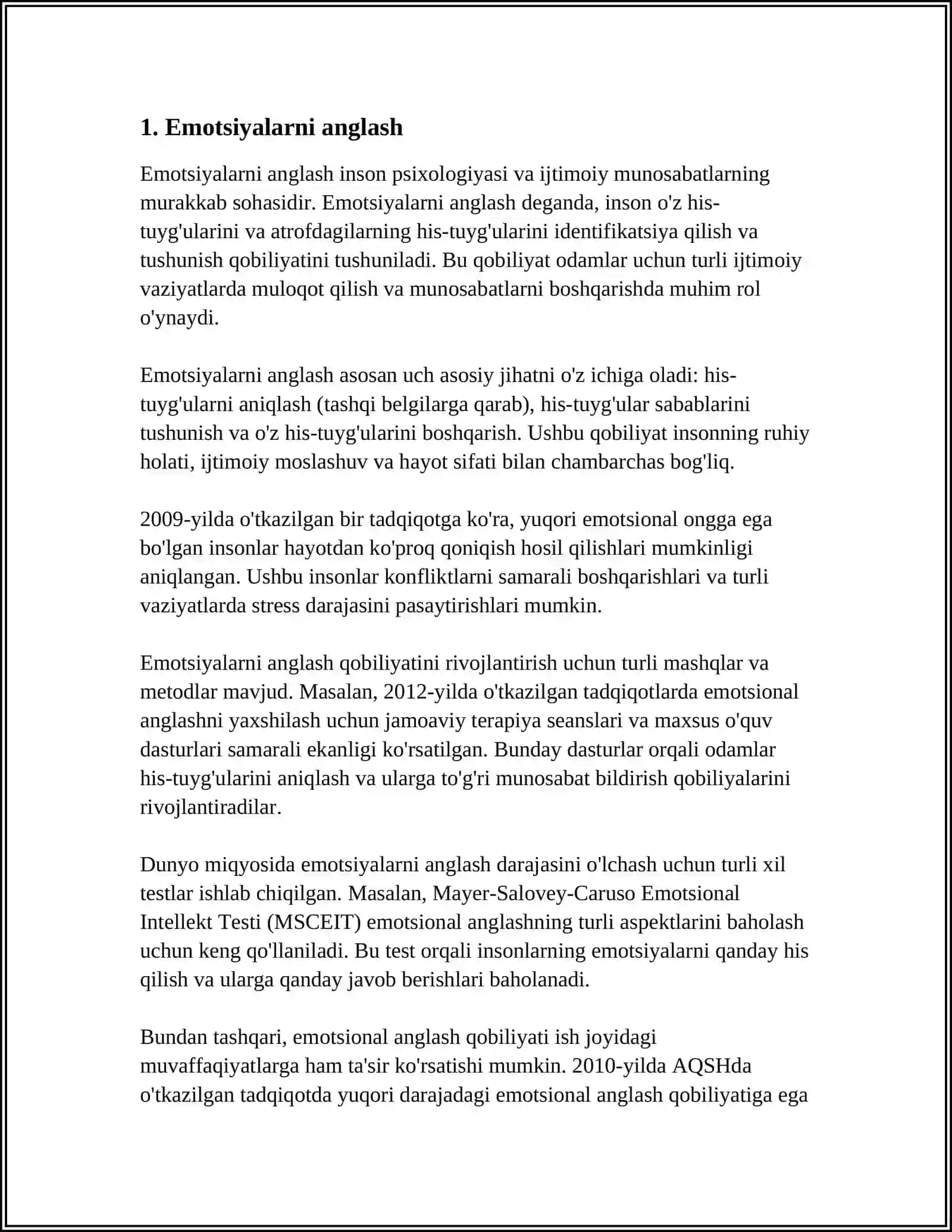 EMOTSIYALARNI TUSHUNISH VA IFODA QILISH 3