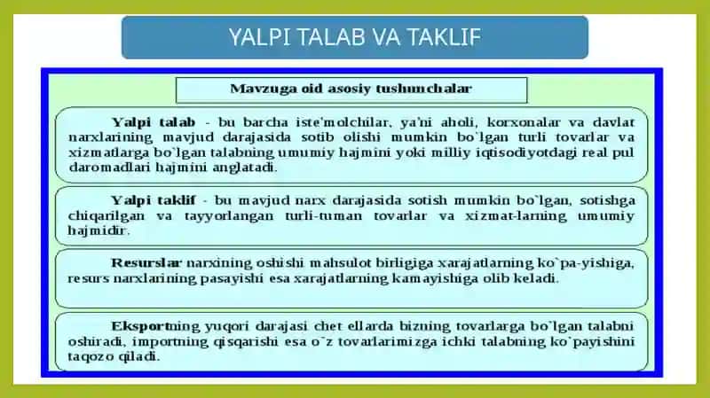 YALPI TALAB VA YALPI TAKLIF 3