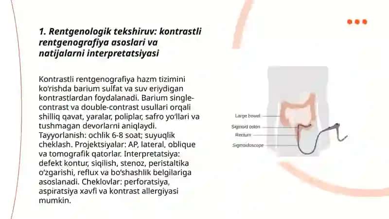 Hazm tizimini instrumental tekshirish usullari 3