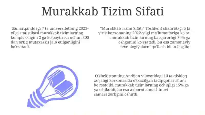 Murakkab Tizim Sifati 3